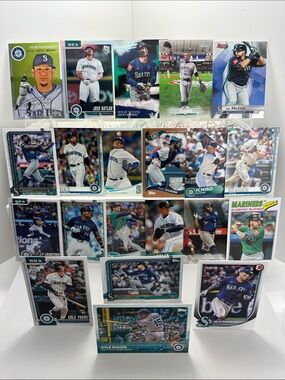 Ichiro Mariners 00s-20s stars Julio/Felix/Seager/Cal/Cole Young Rookie lot of 21